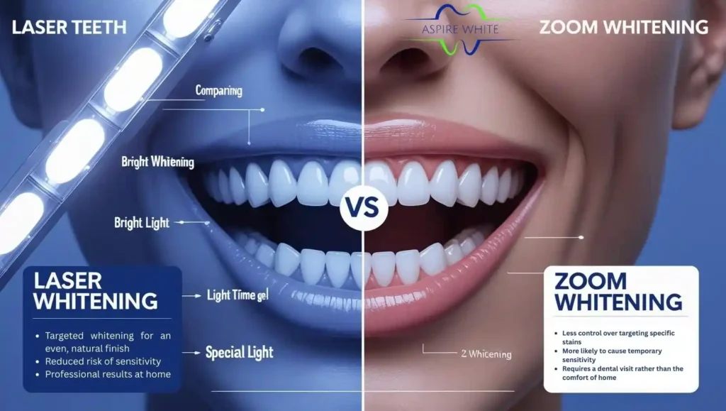 Laser Teeth Whitening vs. Zoom Whitening Hertford