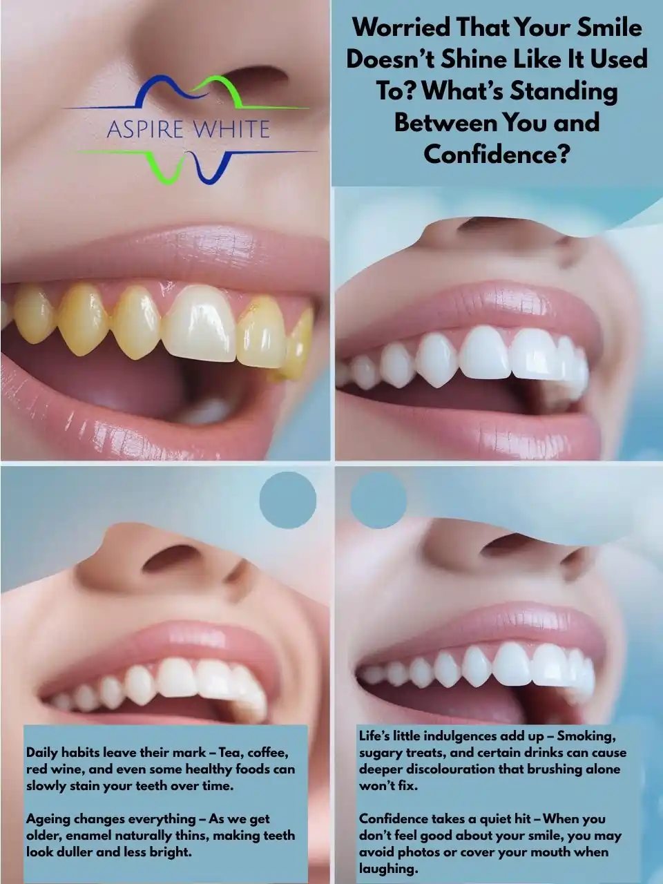 Worried That Your Smile Doesn’t Shine Like It Used To What’s Standing Between You and Confidence Hertford